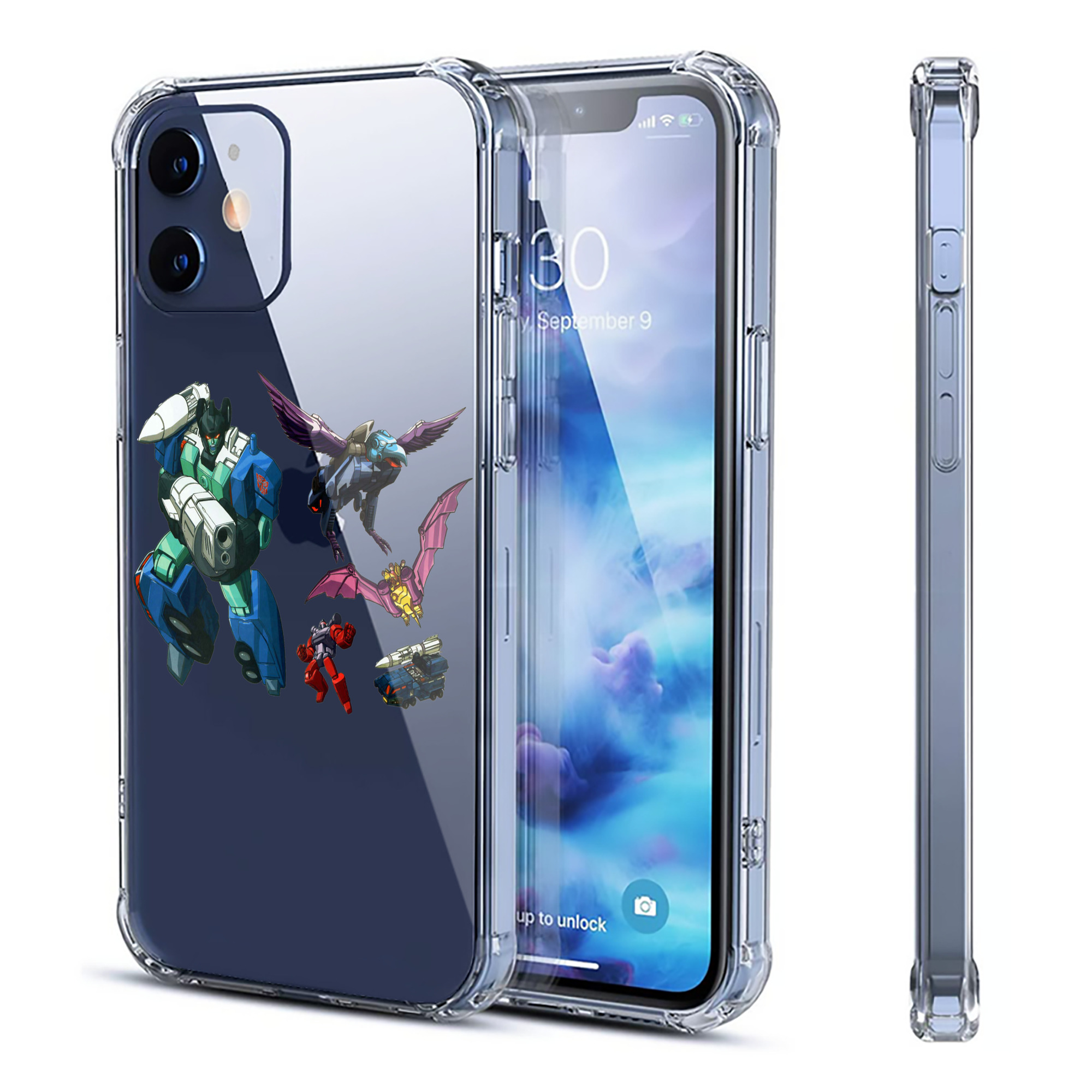 （画像用）  【iPhone 12シリーズ対応】透明スマホケース（クリアソフトケース）